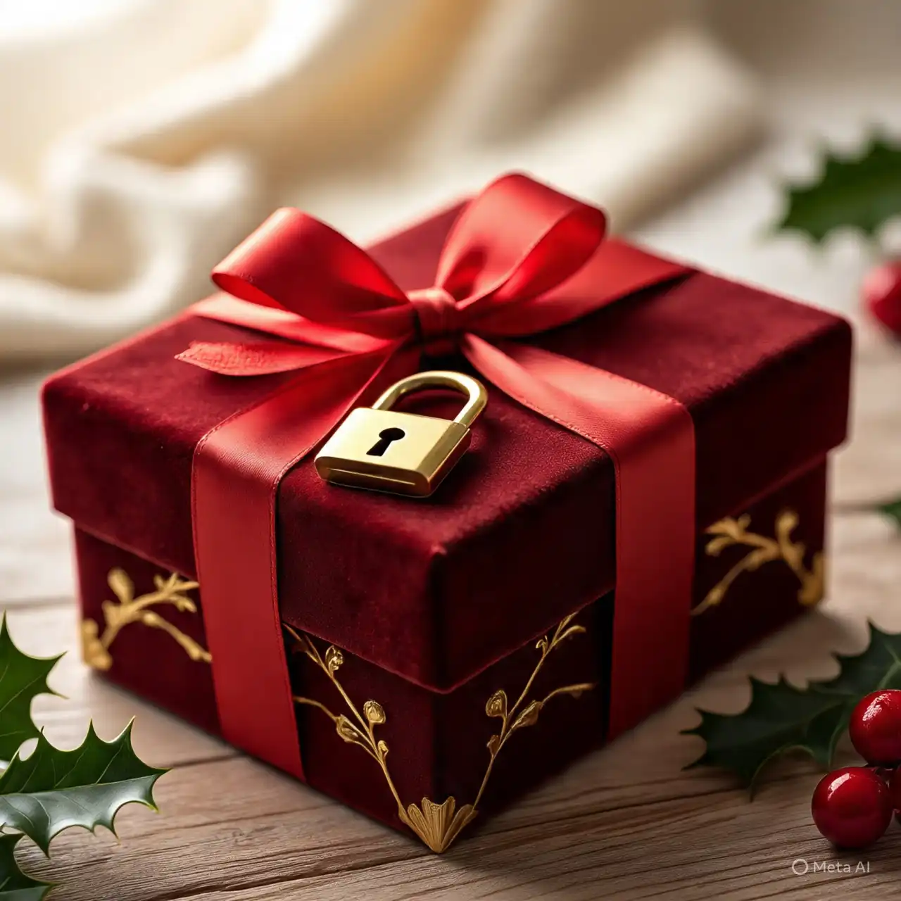 هديه فاخرة حمراء